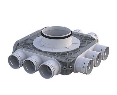 Skrzynka rozdzielcza do rekuperacji fi 160 9x75 FlexiVents 1052160/75x9