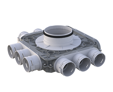 Skrzynka rozdzielcza do rekuperacji fi 160 9x75 FlexiVents 1052160/75x9