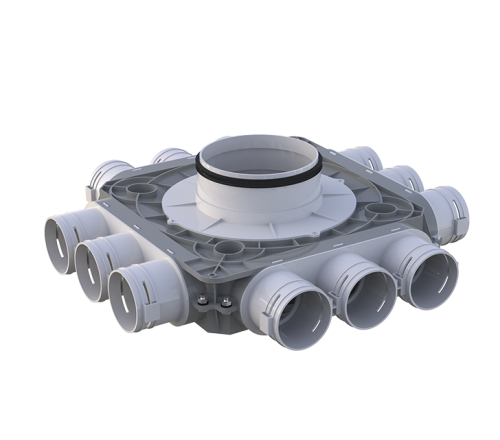 Skrzynka rozdzielcza do rekuperacji fi 160 12x75 FlexiVents 1052160/75x12