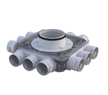 Skrzynka rozdzielcza do rekuperacji fi 200 12x75 FlexiVent 1052200/75x12