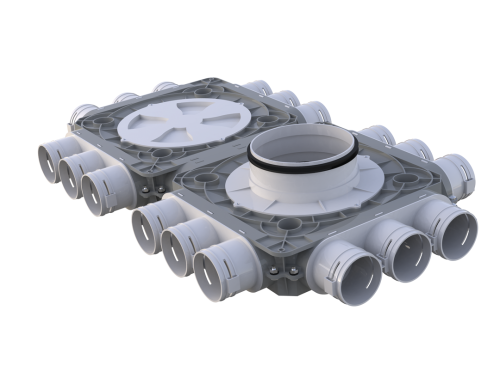 Skrzynka rozdzielcza do rekuperacji fi 200 18x75 FlexiVents 1052200/75x18