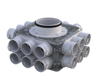 Skrzynka rozdzielcza do rekuperacji fi 200 24x75 FlexiVent 1052200/75x24