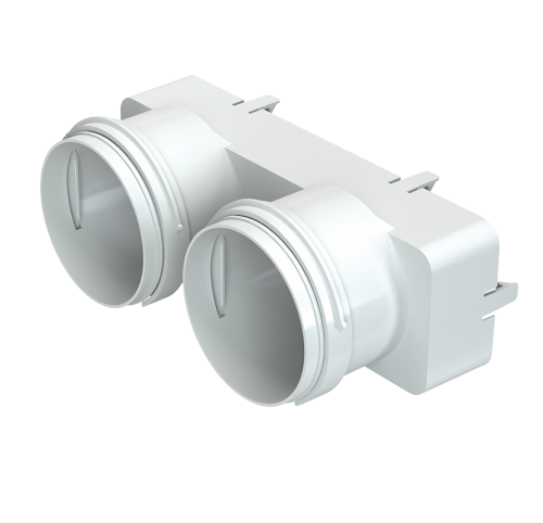 Łącznik kanałów 2 x fi 75 / 204x60 FlexiVent 060175/204x60
