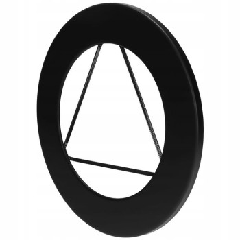 Rozeta ze sprężynami do rur spalinowych czarnych fi 130 Darco SPK