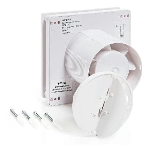 Wentylator łazienkowy Sterr fi 100 Czujnik ruchu PIR BFS100P