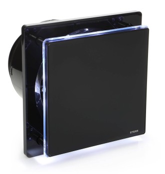 Wentylator łazienkowy Sterr fi 125 LED Higrostat BFS125LH-B