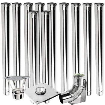 Wkład kominowy kondensacyjny fi 100 11 m kwasoodporny