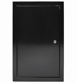 Drzwiczki rewizyjne 30x100 czarne mat zamek 