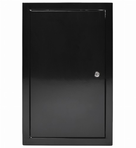 Drzwiczki rewizyjne 90x120 czarne mat zamek