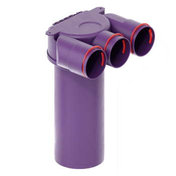 Skrzynka rozprężna fi 125 3x75 Max-Vent SR/3x75/125