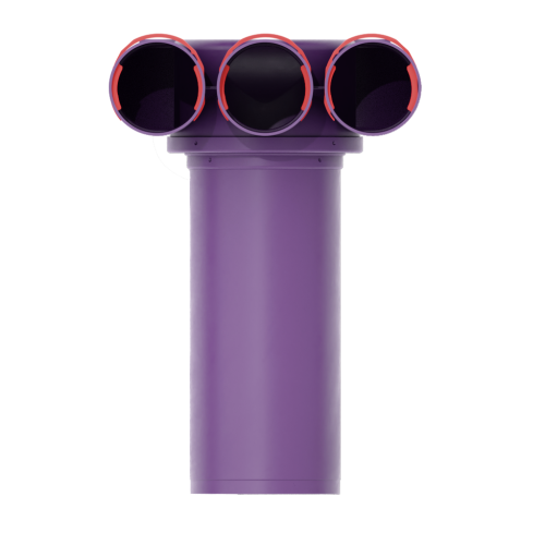 Skrzynka rozprężna fi 125 3x75 Max-Vent SR/3x75/125