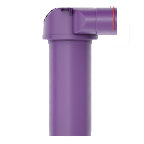 Skrzynka rozprężna z przedłużka fi 125 3x75 Max-Vent SR/PR/3x75/125