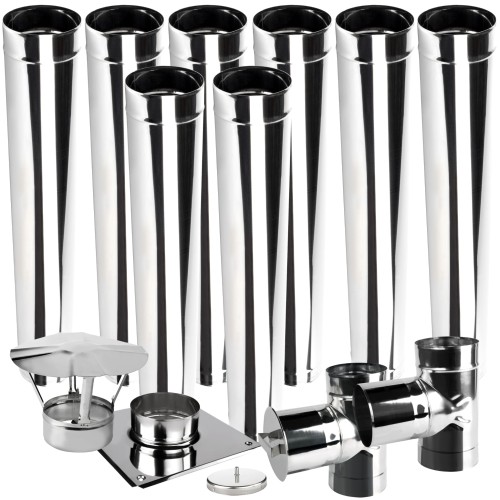 Wkład kominowy żaroodporny fi 160 8 mb