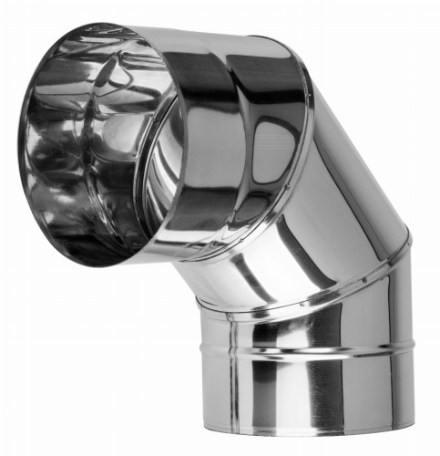 Kolano jednościenne 90° kwasoodporne fi 140