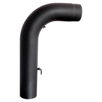 Kolano spalinowe gięte fi 150 wysokie / z szybrem / z rewizją Darco SPK