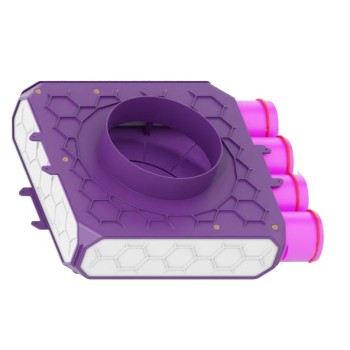 Skrzynka rozdzielcza fi 200 4x75 jednomodułowa zamknięta Max-Vent 