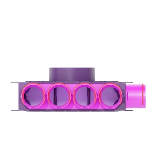 Skrzynka rozdziela modułowa fi 160 8x75 Max-Vent ROZ/8x75/160