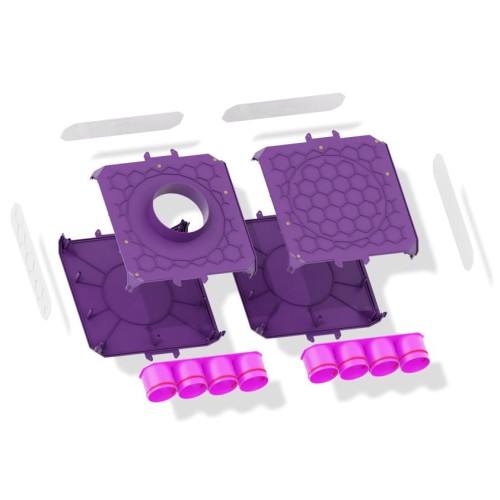 Skrzynka rozdzielacza modułowa fi 160 8x75 Max-Vent ROZ/DM/16x75/160