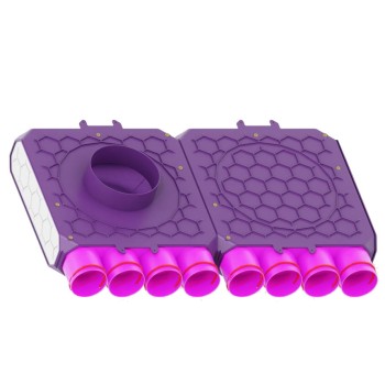 Skrzynka rozdzielcza fi 160 8x75 dwumodułowa zamknięta Max-Vent