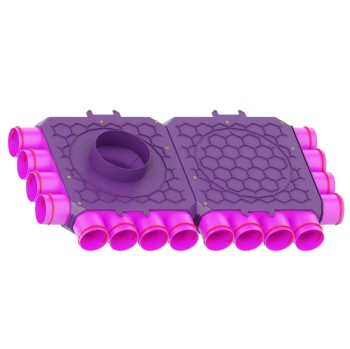 Skrzynka rozdzielcza fi 160 16x75 dwumodułowa zamknięta Max-Vent