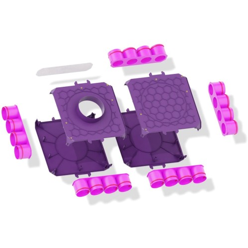 Skrzynka rozdzielcza fi 160 20x75 dwumodułowa zamknięta Max-Vent