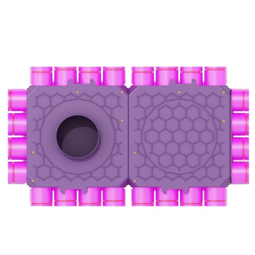 Skrzynka rozdzielacza modułowa fi 160 24x75 Max-Vent ROZ/DM/24x75/160