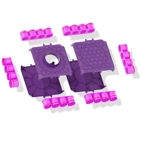 Skrzynka rozdzielacza modułowa fi 200 24x75 Max-Vent ROZ/DM/24x75/200