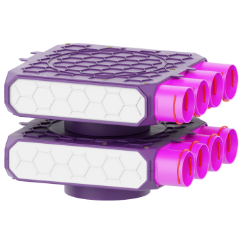 Skrzynka rozdzielcza fi 160 8x75 dwupoziomowa zamknięta Max-Vent