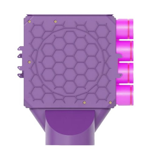 Skrzynka rozdzielacza modułowa fi 200 4x75 Max-Vent ROZ/P/4x75/200