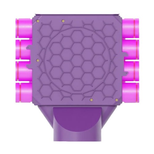 Skrzynka rozdzielacza modułowa fi 200 8x75 Max-Vent ROZ/P/8x75/200
