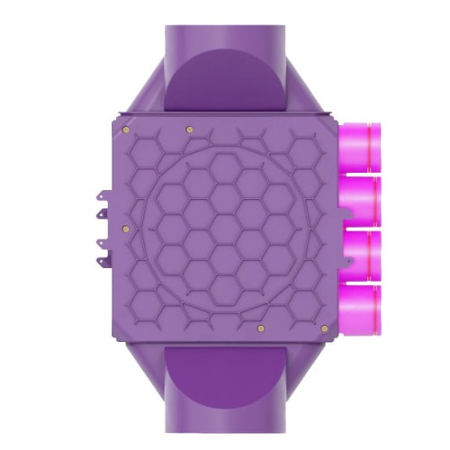 Skrzynka rozdzielacza modułowa fi 200 4x75 Max-Vent ROZ/DPP/7x75/200