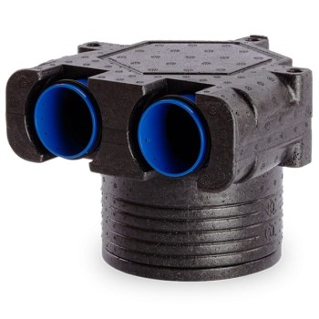 Skrzynka rozprężna 2x75 fi 125 FLX-PLO-EPP-F ALNOR