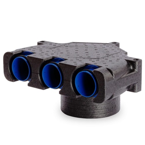 Skrzynka rozprężna 3x75 fi 125 FLX-PLO-EPP-F ALNOR