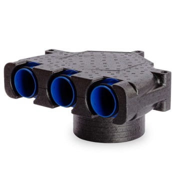 Skrzynka rozprężna 3x75 fi 160 FLX-PLO-EPP-F ALNOR