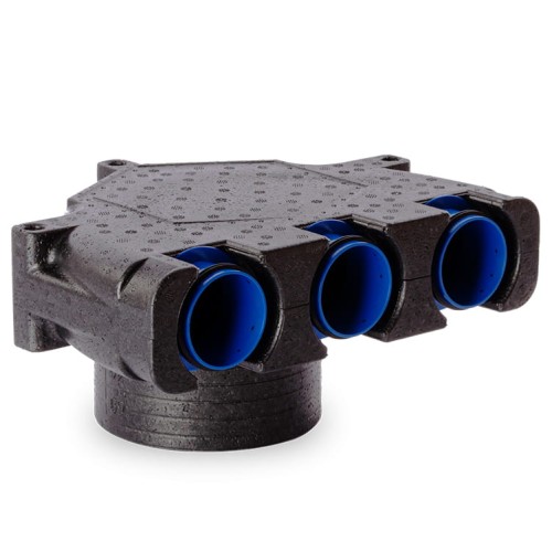 Skrzynka rozprężna 3x75 fi 160 FLX-PLO-EPP-F ALNOR