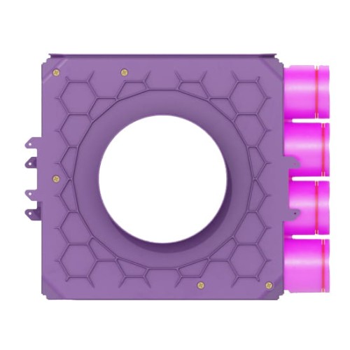 Skrzynka rozdzielcza fi 200 4x75 jednomodułowa, przelotowa Max-Vent