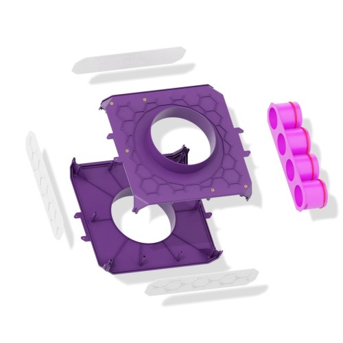 Skrzynka rozdzielcza fi 160 4x75 jednomodułowa, przelotowa Max-Vent