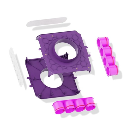 Skrzynka rozdzielcza fi 160 8x75 jednomodułowa, przelotowa Max-Vent