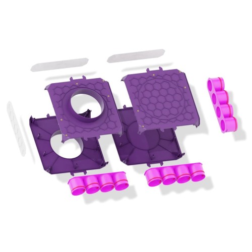 Skrzynka rozdzielcza fi 160 12x75 dwumodułowa, przelotowa Max-Vent