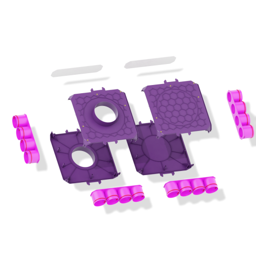 Skrzynka rozdzielcza fi 160 16x75 dwumodułowa, przelotowa Max-Vent