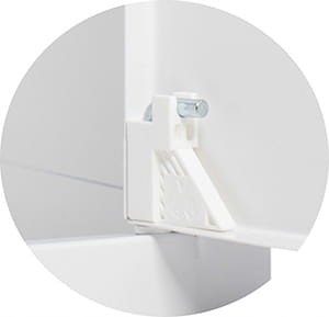 Drzwiczki rewizyjne 30x45 antracyt mat zamek