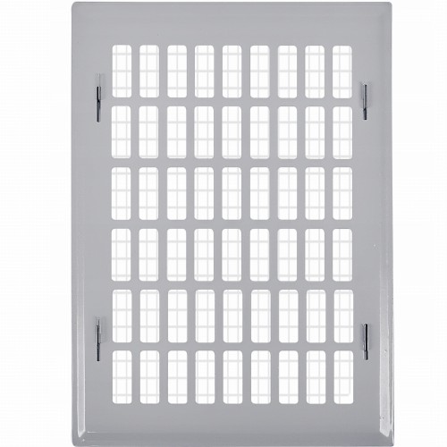 Kratka wentylacyjna 14x21 szara prosta