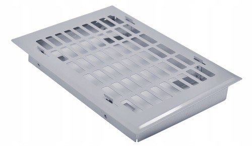 Kratka wentylacyjna 14x21 szara prosta