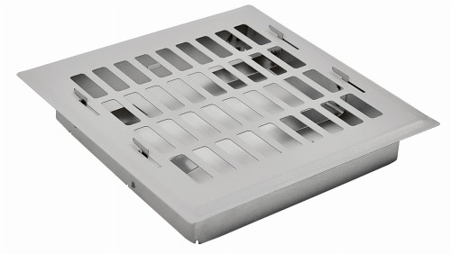 Kratka wentylacyjna 10x10 szara prosta