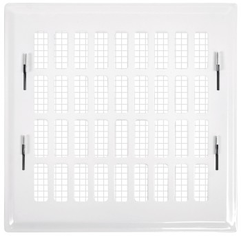 Kratka wentylacyjna 10x10 biała prosta EP