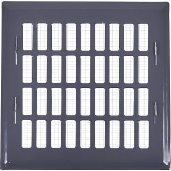 Kratka wentylacyjna 10x10 grafit prosta EP