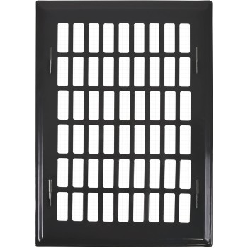 Kratka wentylacyjna 10x28 czarna prosta