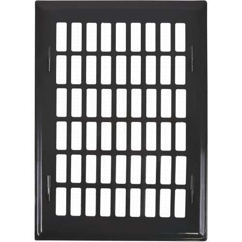 Kratka wentylacyjna 10x28 czarna prosta