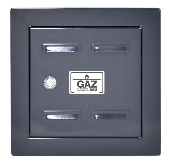 Drzwiczki gazowe 20x20 antracyt matowe