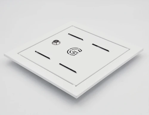 Drzwiczki gazowe 60x80 grafit z literą "G" metalowe